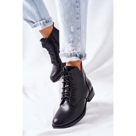 S.Barski Klasické dámské kozačky Jodhpur S. Barski Bello černá 2
