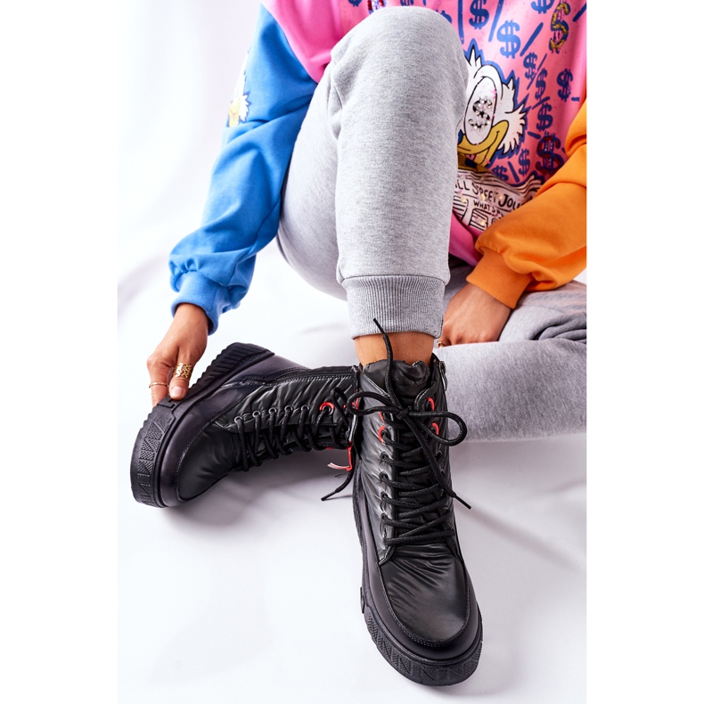 PB1 Dámské černé lapače Cascia černý 1