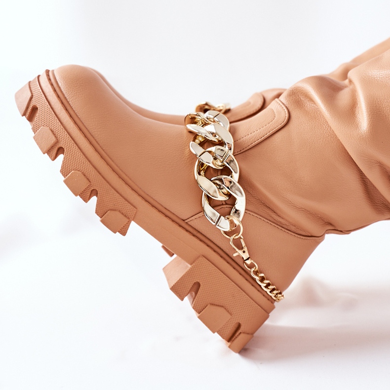 PB1 Vysoké kozačky Camel Cecina hnědý 1