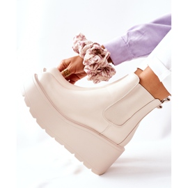 PB1 Teplé boty béžové Montiano béžový 1