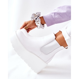 PB1 Bílé zateplené boty Montiano bílý 1