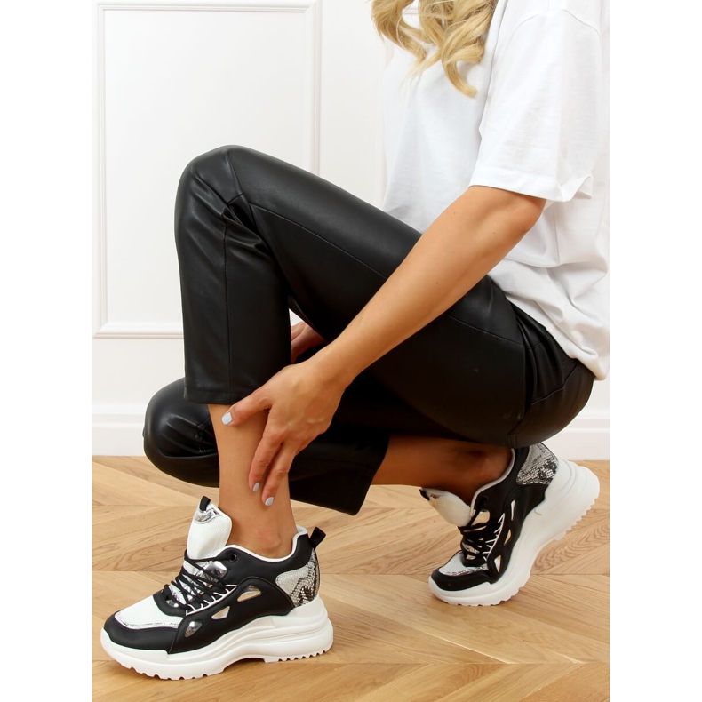Černé černé sportovní boty 3170 Black černý 1