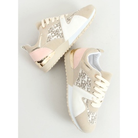 Béžová sportovní obuv B0-907 Béžová béžový 1 Béžová sportovní obuv B0-907 Béžová béžový 1