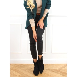 Černé kovbojské boty pro ženy 99-65 Black černá 2