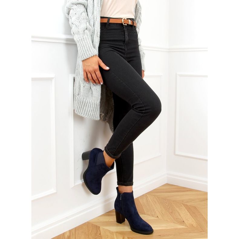 Tmavě modré boty 1155 D.BLUE námořnická modř 1