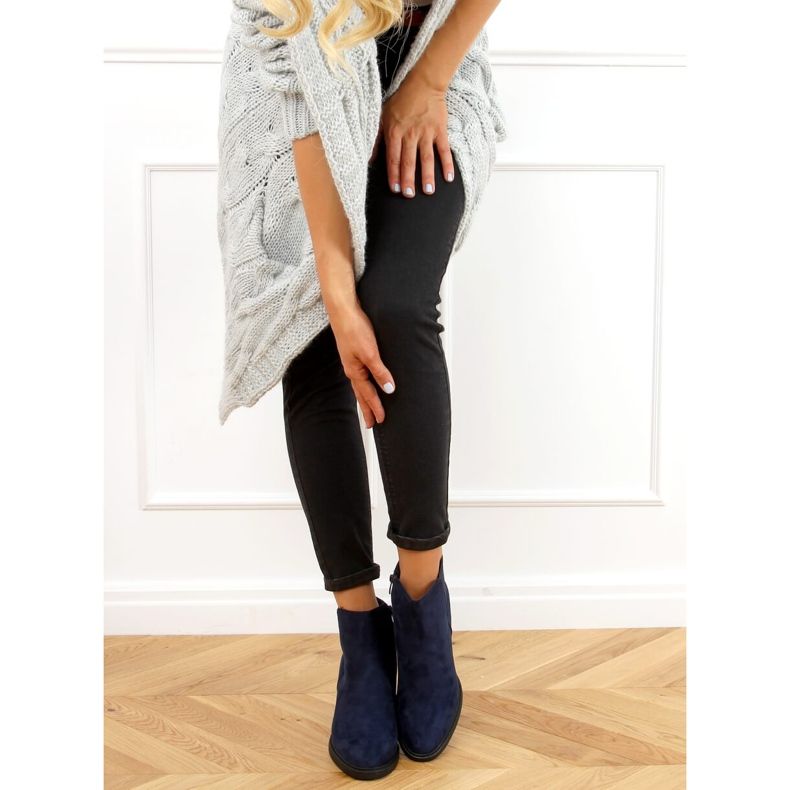 Tmavě modré boty 1155 D.BLUE námořnická modrá 2