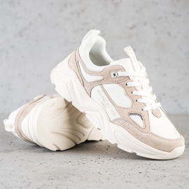 Dámské tenisky Big Star GG274657 béžový hnědý 1