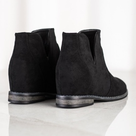 S. BARSKI Kovbojské boty na Koturnie S.BARSKI černá 1