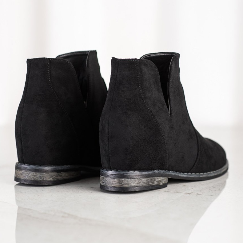 S. BARSKI Kovbojské boty na Koturnie S.BARSKI černá 1