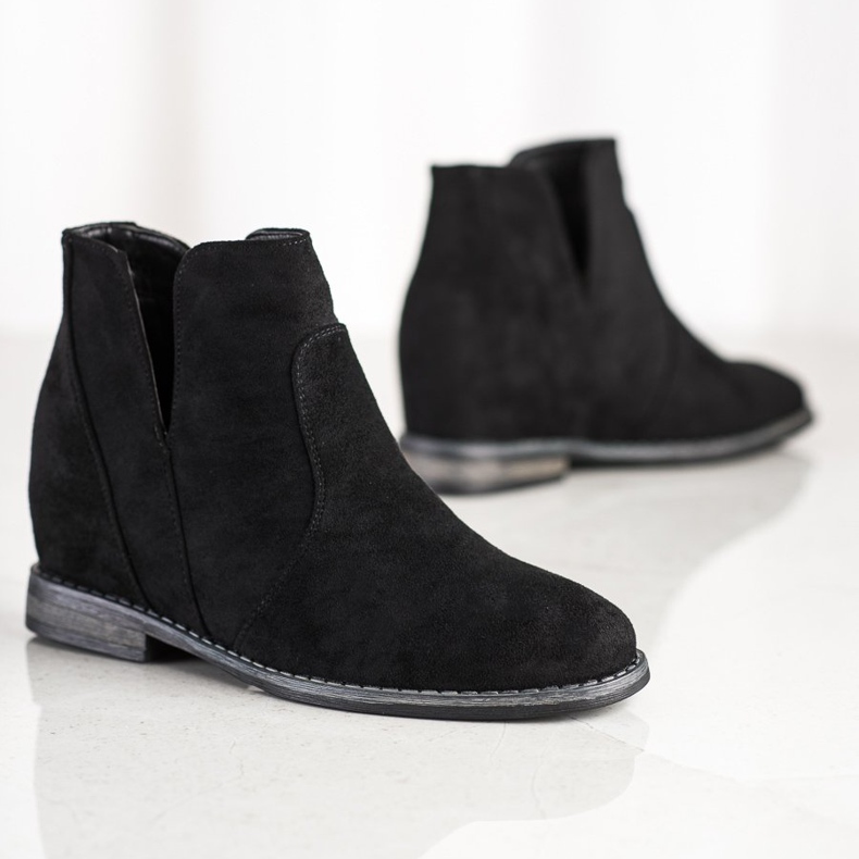 S. BARSKI Kovbojské boty na Koturnie S.BARSKI černá 2