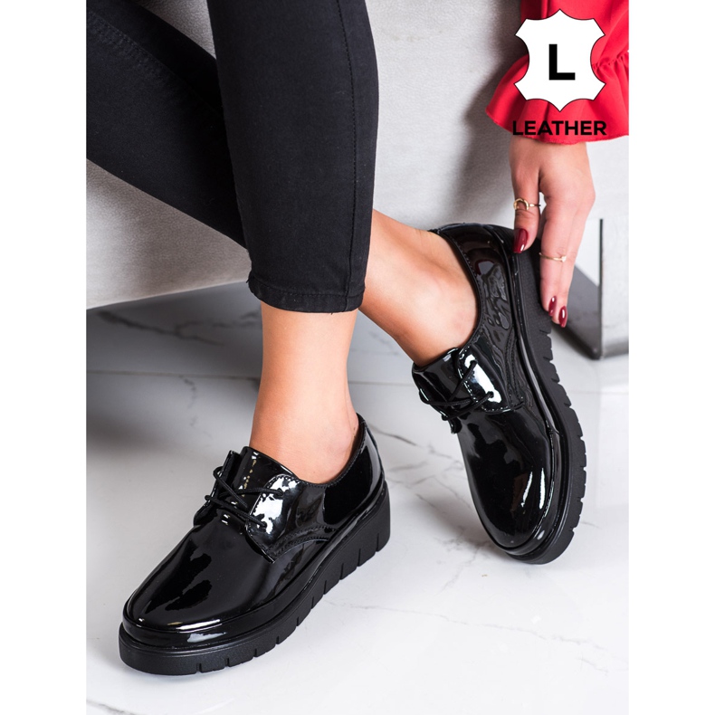 Filippo Černé kožené boty černá 1