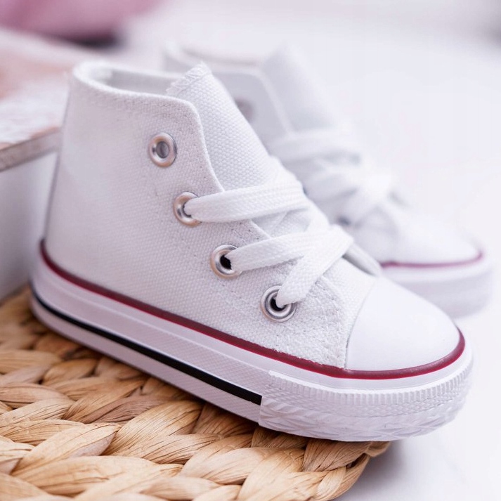 FRROCK Dětské klasické vysoké bílé tenisky Filemon bílý 2 FRROCK Dětské klasické vysoké bílé tenisky Filemon bílý 2