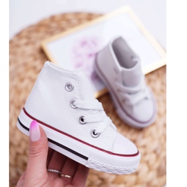 FRROCK Dětské klasické vysoké bílé tenisky Filemon bílý 4 FRROCK Dětské klasické vysoké bílé tenisky Filemon bílý 4