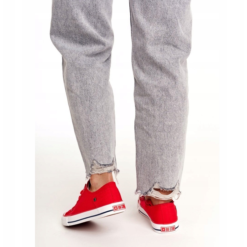 Dámské tenisky Low Big Star červené DD274339 2