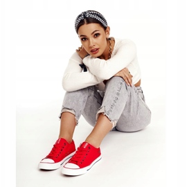 Dámské tenisky Low Big Star červené DD274339 3