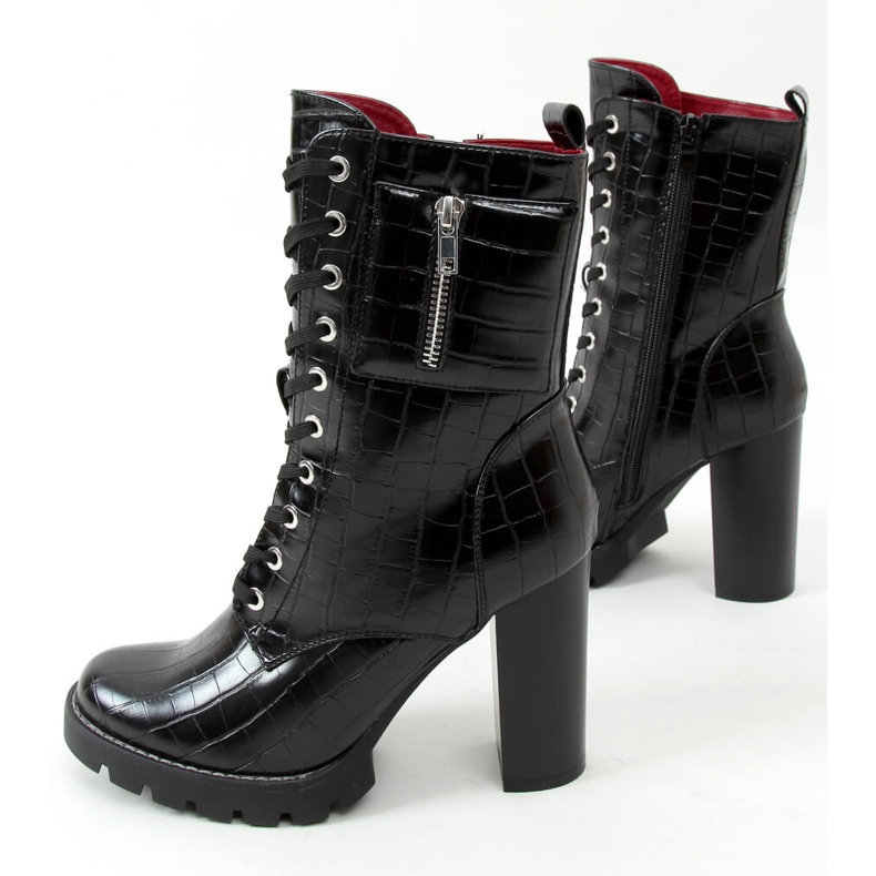 Boty na sloupku černé M530 Black Stone černý 1