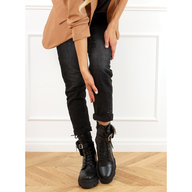 Černí dělníci s peněženkou 168-291 černá 1