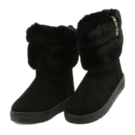 Big Star Dámská zahřátá velká hvězda Mukluki II274123 černá 2