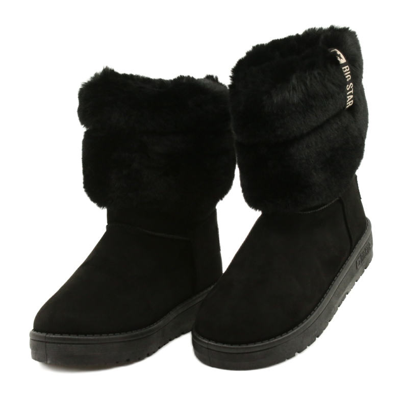 Big Star Dámská zahřátá velká hvězda Mukluki II274123 černá 2