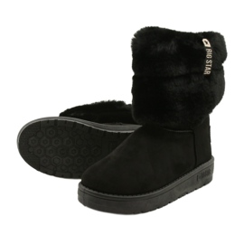 Big Star Dámská zahřátá velká hvězda Mukluki II274123 černá 4