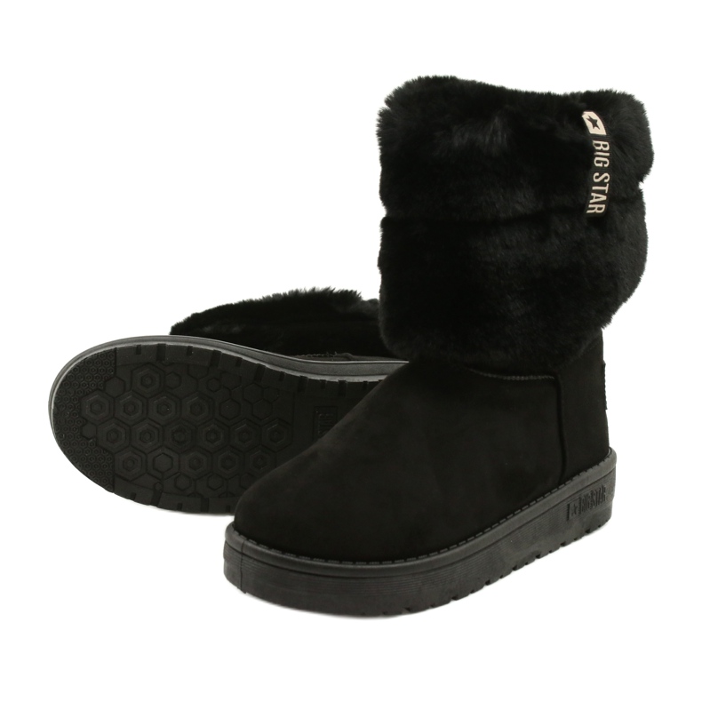 Big Star Dámská zahřátá velká hvězda Mukluki II274123 černá 4