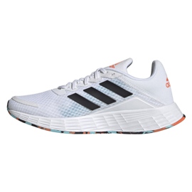 Běžecké boty Adidas Duramo Sl K Jr GV9817 bílý černý 1