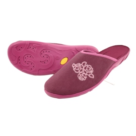 Befado barevné dámské boty pu 235D158 červený 4