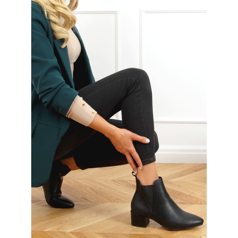 Černé boty Chelsea, černé G-248 Black černá 2