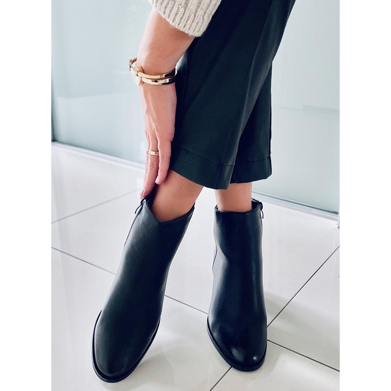 Černé vysoké podpatky 1903 Černá černý 2