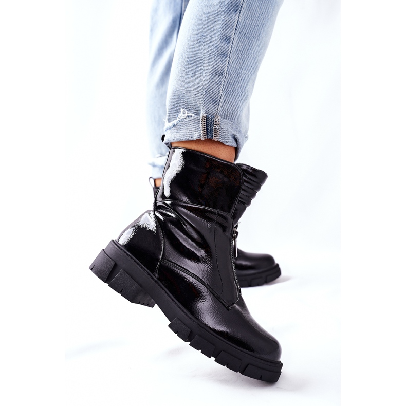 S.Barski Dámské černé boty Nobleford černá 2