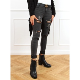 Černé boty Chelsea, černé 9565 černé černá 1