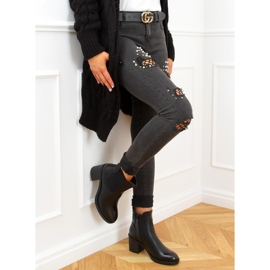 Černé boty Chelsea, černé 9565 černé černá 2