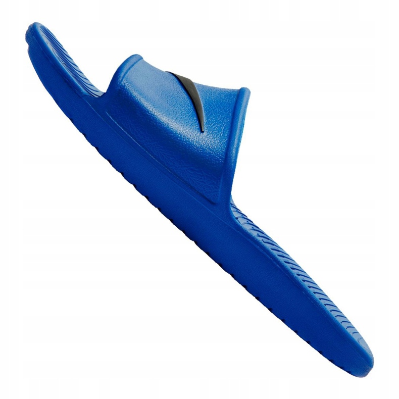 Pantofle Nike Kawa Shower M 832528-403 černý modrý 1