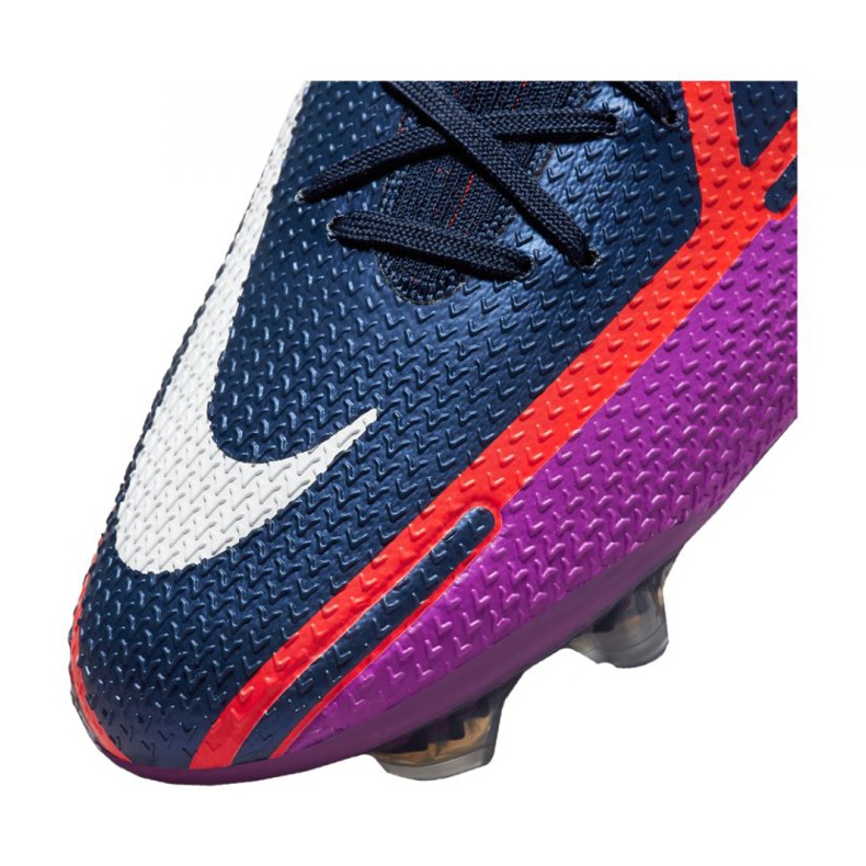 Kopačky Nike Phantom GT2 Elite Fg M CZ9890-415 oranžová, fialová, tmavě modrá fialová 2