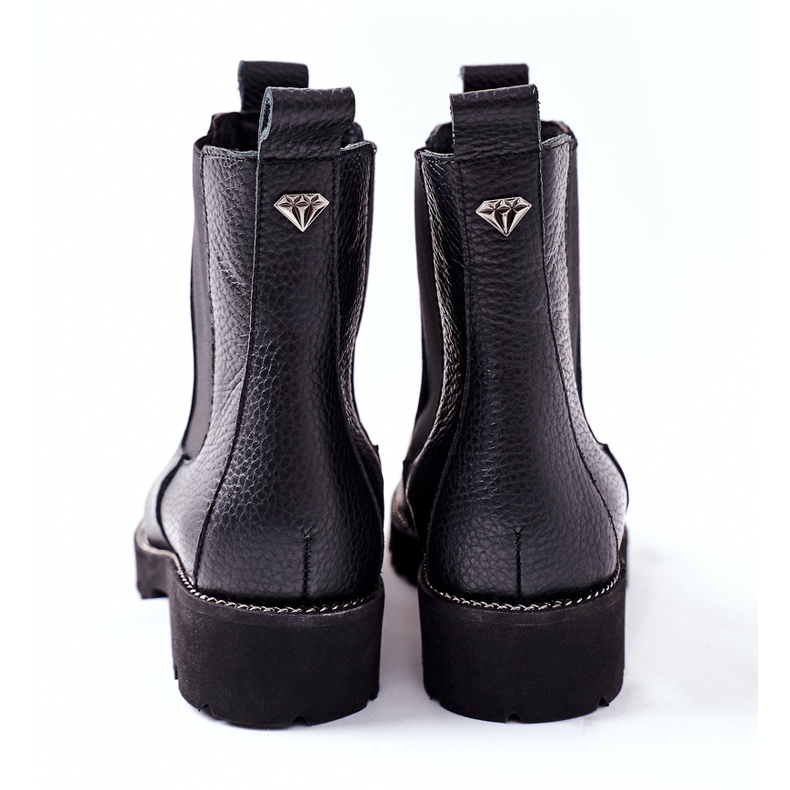 Černé boty Chelsea Black Nicole 2672 černý 1
