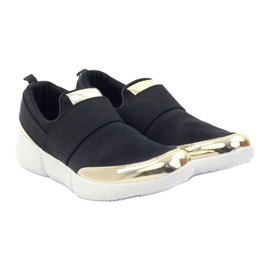 McKey Sportovní softshellové boty z černého zlata černá žlutá 4