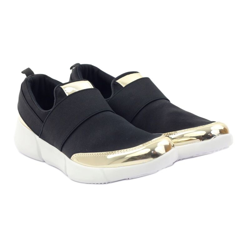 McKey Sportovní softshellové boty z černého zlata černá žlutá 4