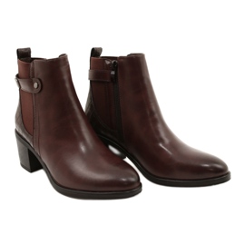 Klasické hnědé boty Sergio Leone BT630 hnědý 5