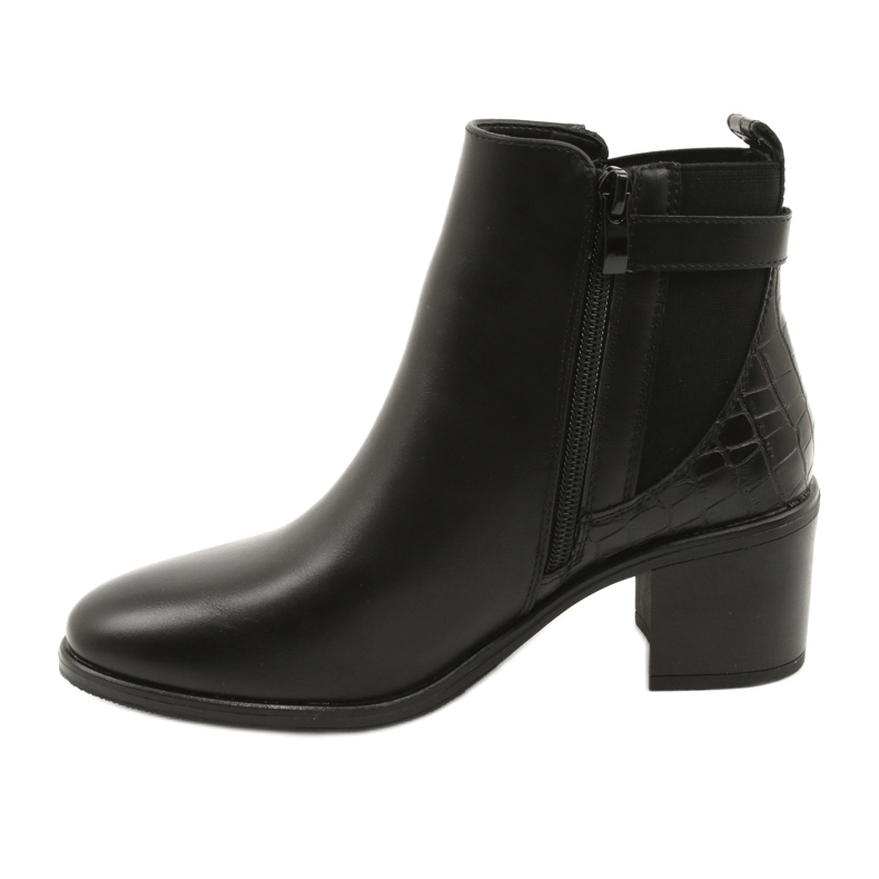 Dámské klasické izolované boty Sergio Leone BT630 Black černý 2