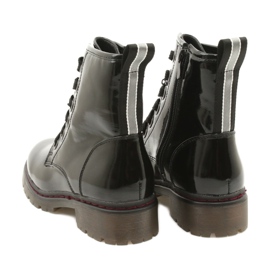 Evento Dámské klasické boty Varnised Boots Eveno 21BT35-4233 Black černý 4