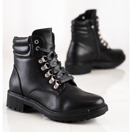 Cm Paris Neformální šněrovací boty černý 1