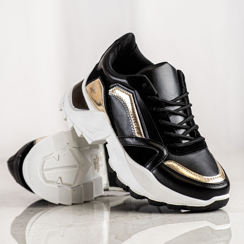 SHELOVET Stylové tenisky černá 1 SHELOVET Stylové tenisky černá 1