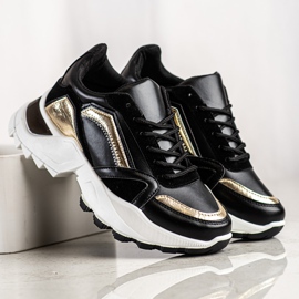 SHELOVET Stylové tenisky černá 2 SHELOVET Stylové tenisky černá 2