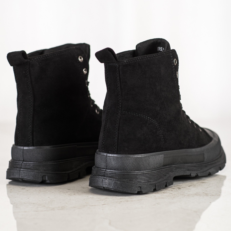 Seastar Vysoké semišové tenisky černý 1