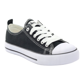 American Club Klasické černé tenisky americké boty DSLN-01 černá 1