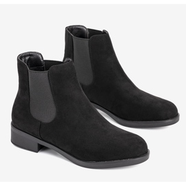 Černé klasické dámské zateplené boty Cristal černá 1 Černé klasické dámské zateplené boty Cristal černá 1