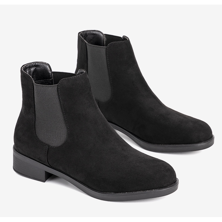 Černé klasické dámské zateplené boty Cristal černá 1