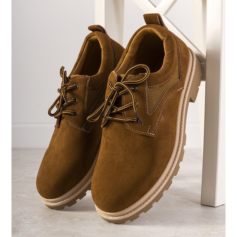 Pánské hnědé boty Mode hnědý 1