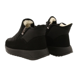 Progress Dámské boty na pokroku v kožešinách progj-21-21 černá 4