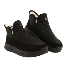 Progress Dámské boty na pokroku v kožešinách progj-21-21 černá 5